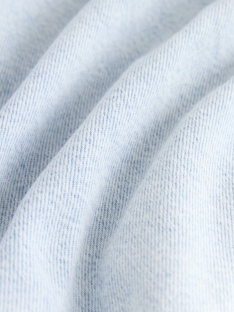 Bleach Fuller Bust Western Midi Denim Shirt Dress - Image 3 of 3