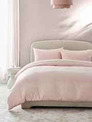 Негладкий постельный комплект из пододеяльника и наволочки из микрофибры Simply Soft - Изображение 1 из 4