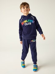 Little Bird by Jools Oliver Navy Rainbow Club Hoodie and Joggers Set - Image 1 of 1