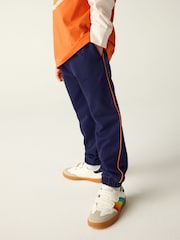Little Bird by Jools Oliver Orange Rainbow Skate Club Long Sleeve T-Shirt and Joggers Set - Image 4 of 8