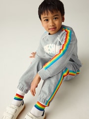 Grijs - Little Bird by Jools Oliver Sweatshirt and Joggers Set - Image 1 of 1