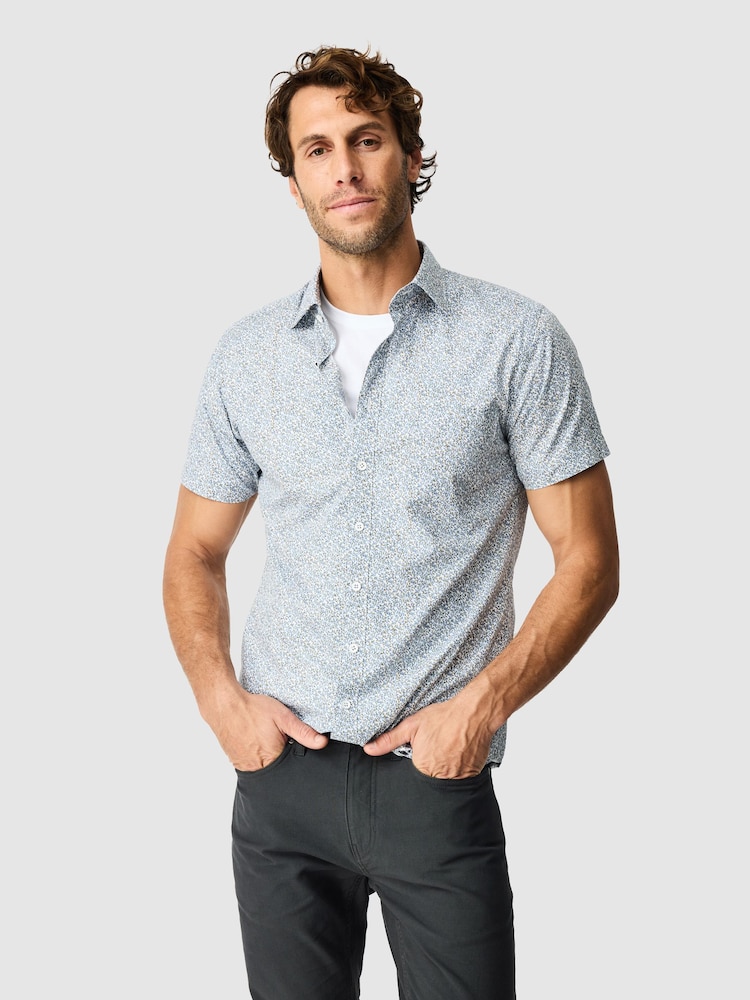 Rodd & Gunn Blue North Point Slim Fit Shirt - Image 1 of 6