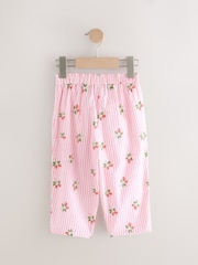 Pink Strawberry Print Pull On Trousers (3mths-7yrs) - Image 6 of 7