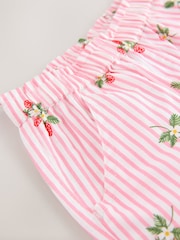 Pink Strawberry Print Pull On Trousers (3mths-7yrs) - Image 7 of 7