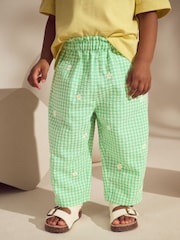 Green Gingham Pull On Trousers (3mths-7yrs) - Image 1 of 8
