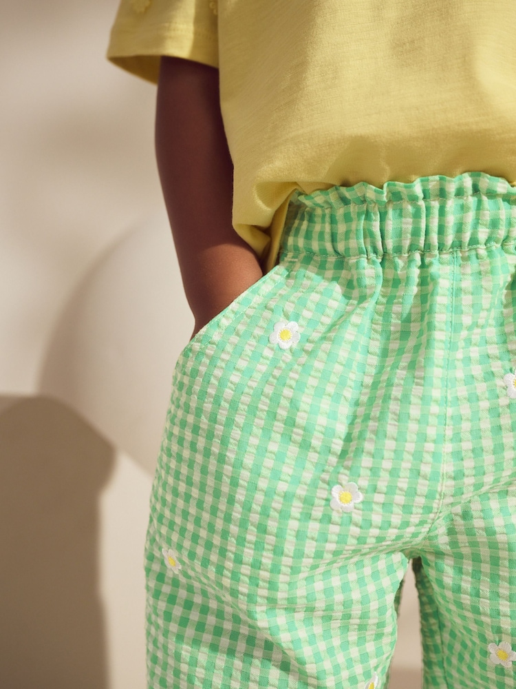 Green Gingham Pull On Trousers (3mths-7yrs) - Image 4 of 8