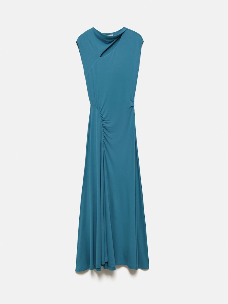 Jigsaw Blue Slash Neck Dress - Image 7 of 7 Jigsaw Blue Slash Neck Dress - Image 7 of 7