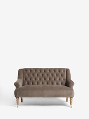 Laura Ashley Baron Chenille Dark Natural Ropsley Small 2 Seater Sofa - Image 6 of 8