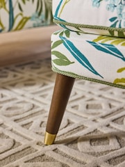 Nina Campbell Nassua Blue Rosebury Footstool - Image 4 of 7
