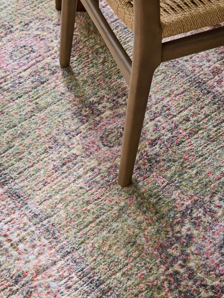 Pink Global Garden Oriental Rug - Image 2 of 5