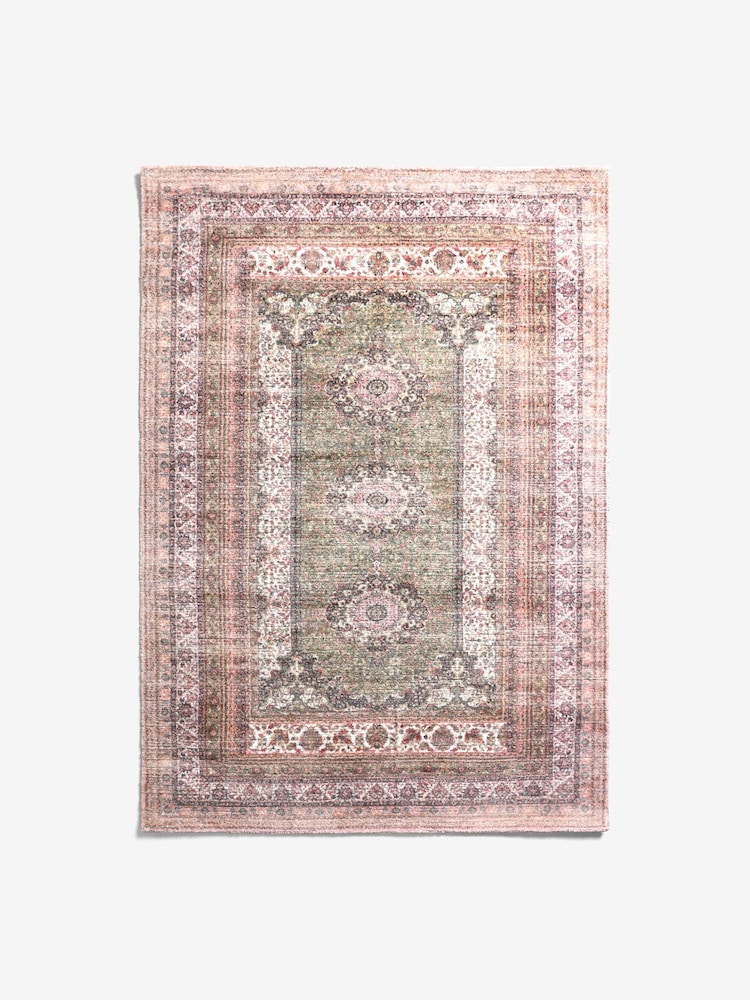 Pink Global Garden Oriental Rug - Image 5 of 5