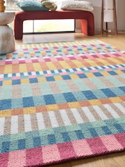 Multi Arden Blocks Rug - Image 3 of 5