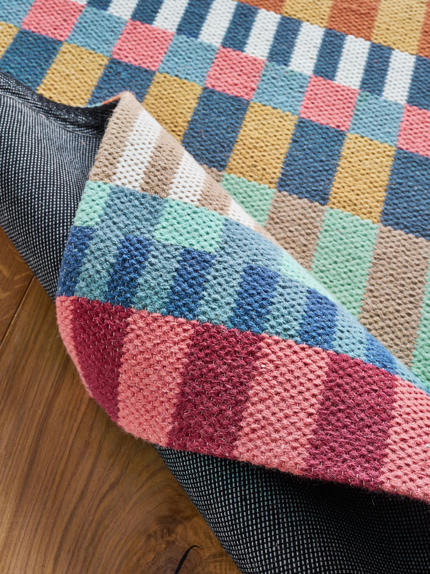 Buy Multi Stripe Arden Blocks Rug from the Next UK online shop