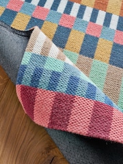 Multi Arden Blocks Rug - Image 4 of 5