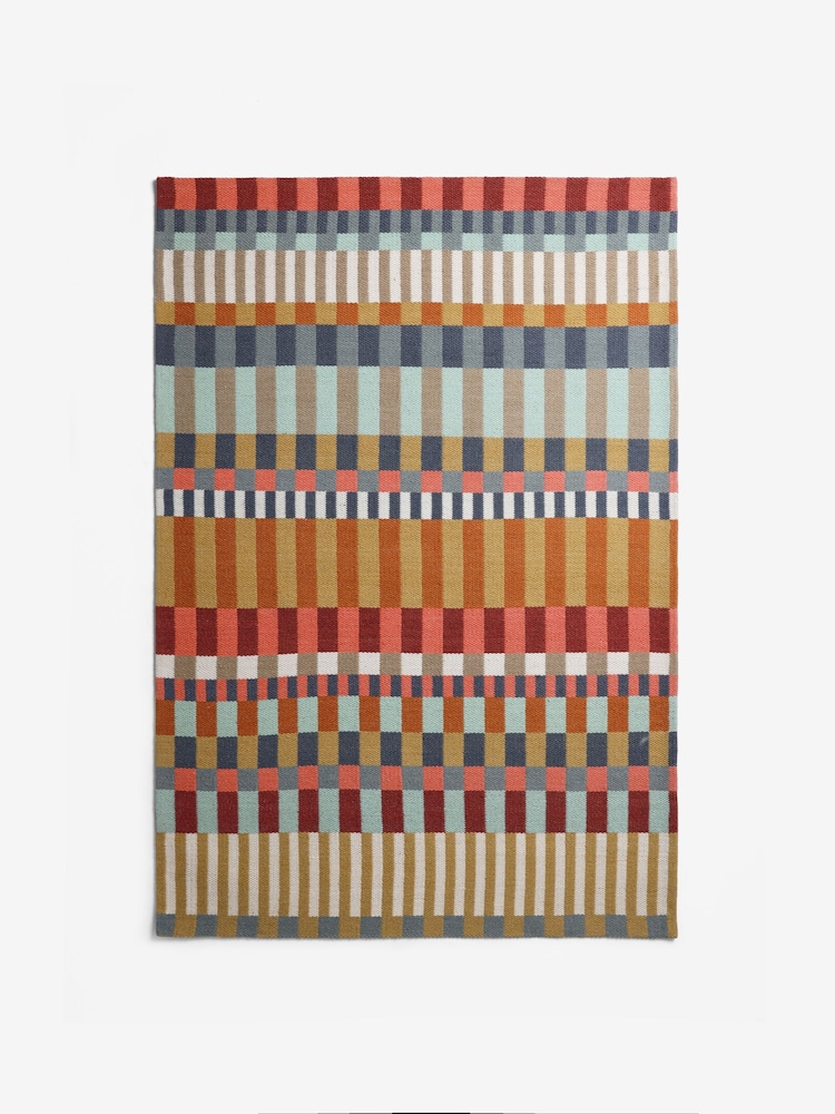 Multi Arden Blocks Rug - Image 5 of 5