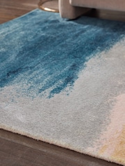 Multi Lorna Subtle Abstract Rug - Image 2 of 4