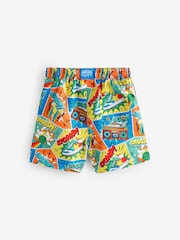 Little Bird by Jools Oliver Blue/Green Rainbow Shorts - Image 2 of 4
