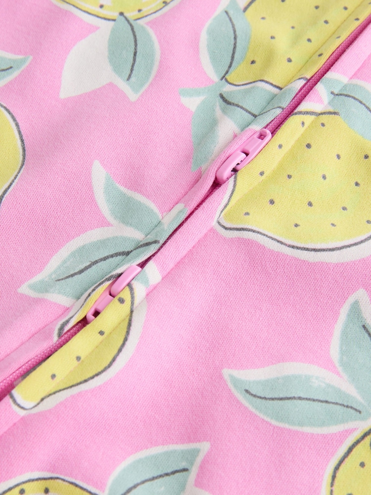 Pink Lemon Baby Two Way Zip Footless 100% Cotton Sleepsuits 4 Pack (0mths-3yrs) - Image 15 of 16