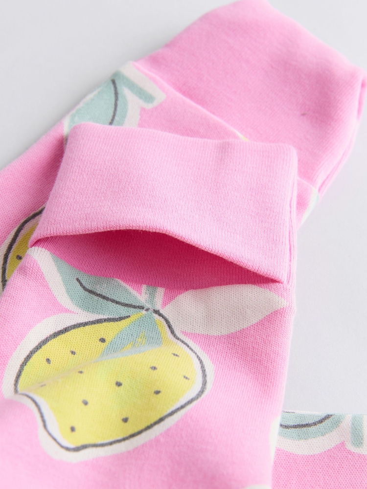 Pink Lemon Baby Two Way Zip Footless 100% Cotton Sleepsuits 4 Pack (0mths-3yrs) - Image 16 of 16