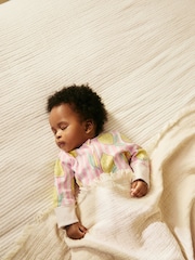 Pink Lemon Baby Two Way Zip Footless 100% Cotton Sleepsuits 4 Pack (0mths-3yrs) - Image 2 of 16