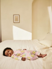 Pink Lemon Baby Two Way Zip Footless 100% Cotton Sleepsuits 4 Pack (0mths-3yrs) - Image 3 of 16