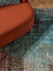 Rust Brown Hudson Abstract Rug - Image 3 of 7