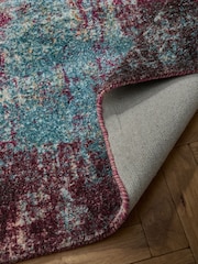 Rust Brown Hudson Abstract Rug - Image 4 of 7