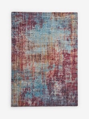 Rust Brown Hudson Abstract Rug - Image 5 of 7