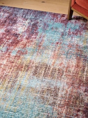 Rust Brown Hudson Abstract Rug - Image 6 of 7