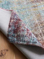 Rust Brown Hudson Abstract Rug - Image 7 of 7