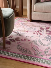 Washable Exotic Monkey Floral Rug - Изображение 3 из 6