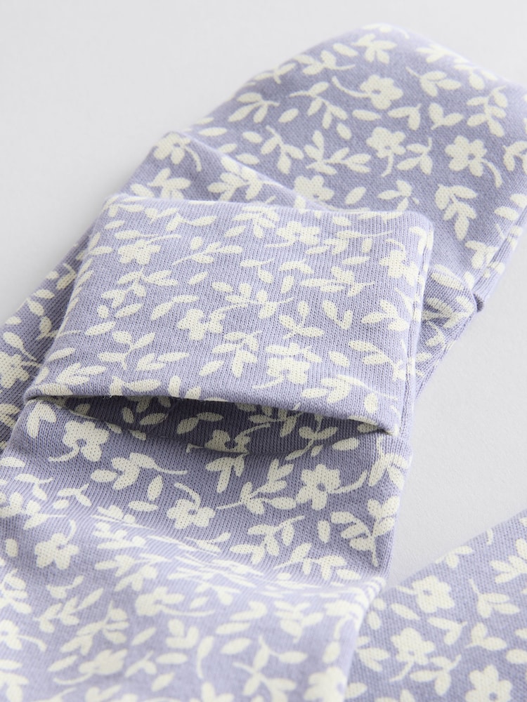 Blau mit Kirschen - Baby-Schlafanzüge mit 2-Wege-Reißverschluss aus 100 % Baumwolle im 3er-Pack (0 Monate bis 2 Jahre) - Bild 10 von 10