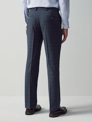 Navy Regular Checks Trousers Suit - Image 2 of 10