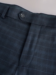 Navy Regular Checks Trousers Suit - Image 9 of 10