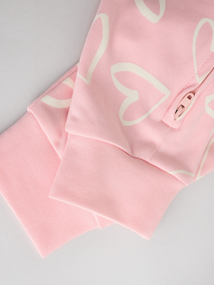 Pink Baby Two Way Zip Footless 100% Cotton Sleepsuits 4 Pack (0mths-3yrs) - Image 12 of 14