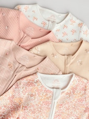 Neutrale Farbe - 5-er Pack Baby-Schlafanzüge mit Zwei-Wege-Reißverschluss (0Monate–3Jahre) - Bild 10 von 14