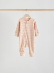 Neutrale Farbe - 5-er Pack Baby-Schlafanzüge mit Zwei-Wege-Reißverschluss (0Monate–3Jahre) - Bild 6 von 14