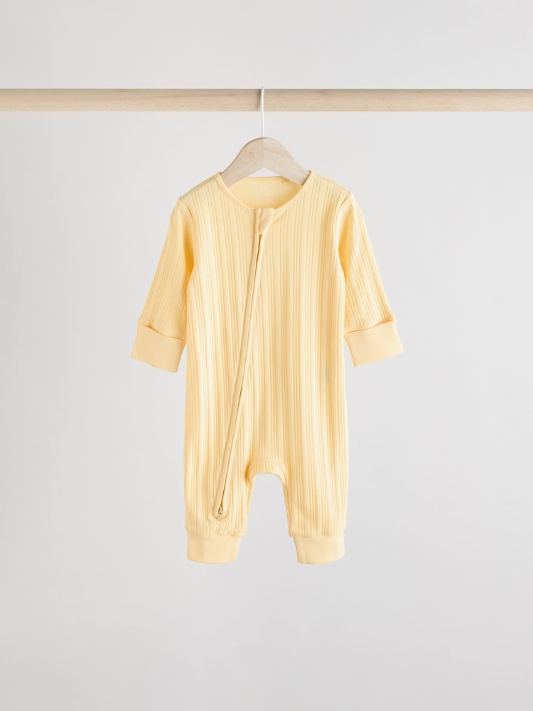Multi - Dors-bien zippés 100% coton côtelé pour bébé Lot 3 (0mois3ans) - Image 5 of 11