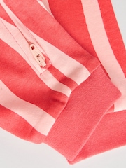 Kirschdesign, rot - Baby-Schlafanzüge mit 2-Wege-Reißverschluss, fußlos, 100 % Baumwolle, 4er-Pack (0M.–3J.) - Bild 12 von 14