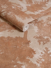 Terracotta Trailing Trees A4 Wallpaper Sample - Image 3 of 4