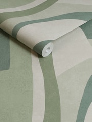 Green Circumflex A4 Wallpaper Sample - Image 3 of 4