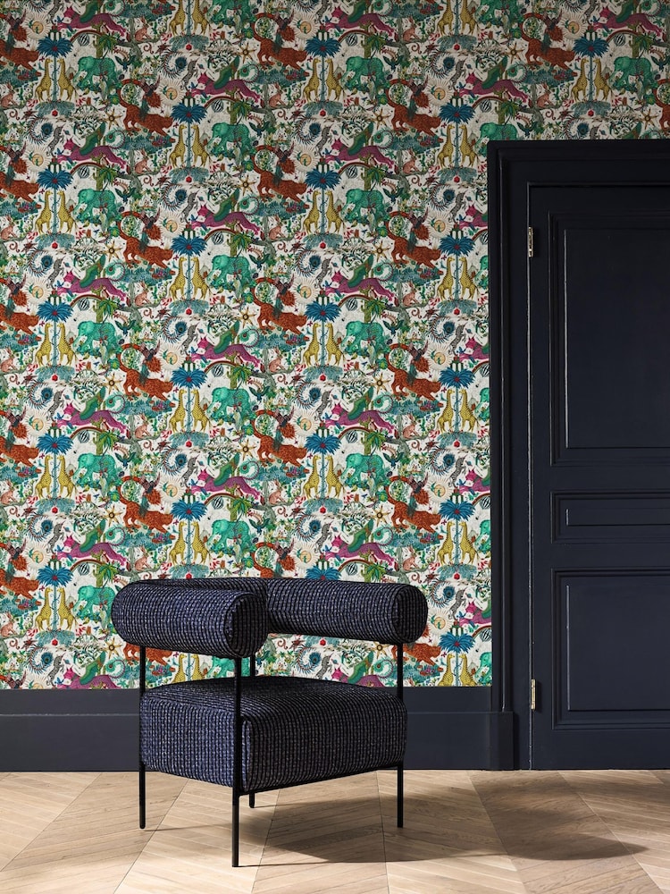 Clarke and Clarke Paradise Lost Ivory Wp Emma J Shipley Mythica 10M Wallpaper - Image 1 of 2
