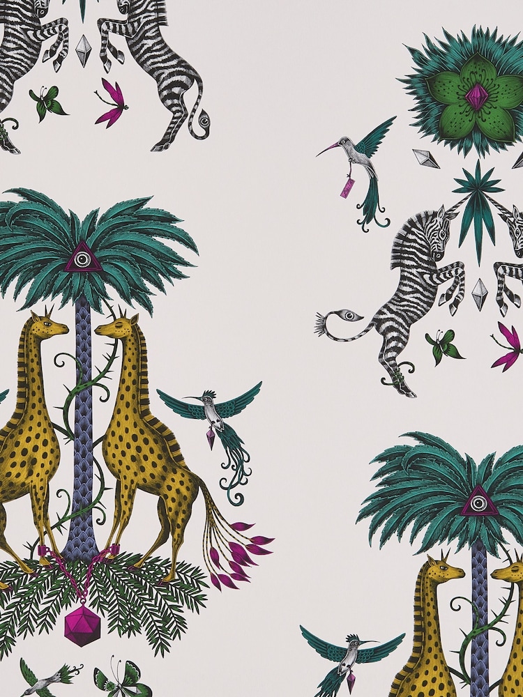 Clarke and Clarke Creatura Yellow Emma J Shipley Wilderie 10M Wallpaper - Image 1 of 1 Clarke and Clarke Creatura Yellow Emma J Shipley Wilderie 10M Wallpaper - Image 1 of 1