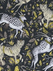 Clarke and Clarke Protea Charcoal Emma J Shipley Wilderie Protea 10M Wallpaper - Image 1 of 1