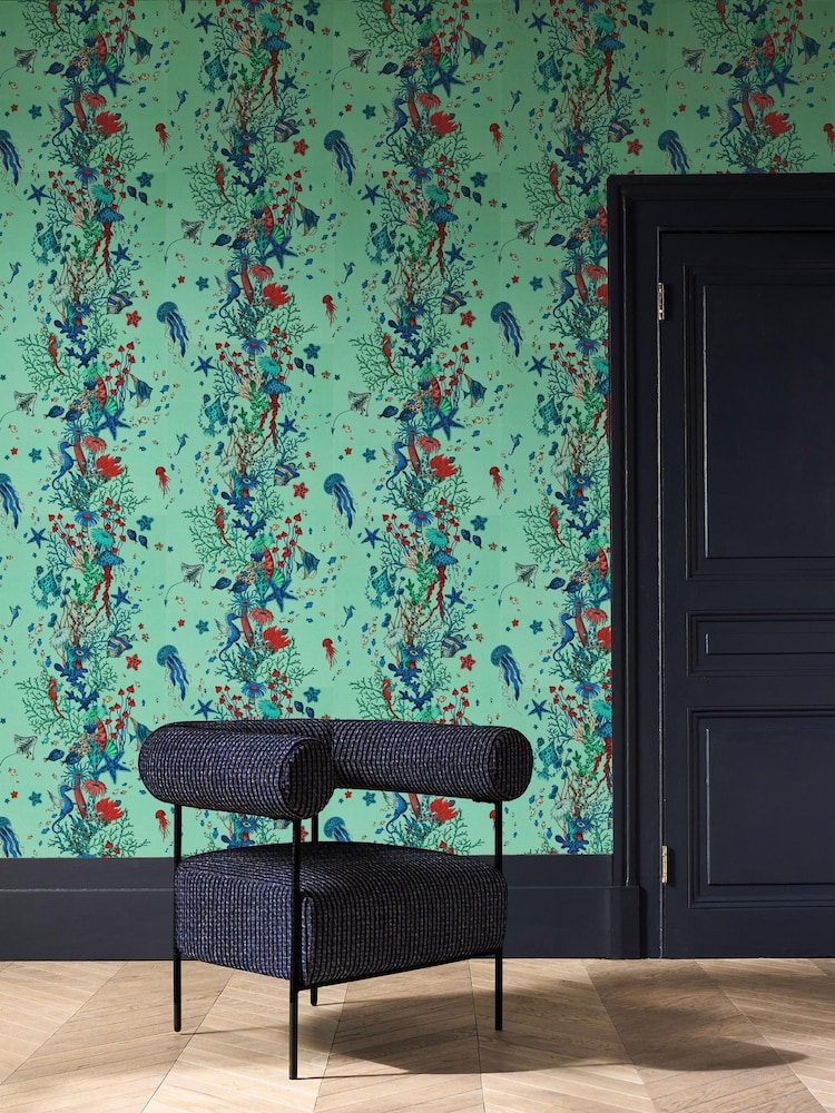 Clarke and Clarke Seaforest Aqua Wp Emma J Shipley Mythica 10M Wallpaper - Image 1 of 1 Clarke and Clarke Seaforest Aqua Wp Emma J Shipley Mythica 10M Wallpaper - Image 1 of 1