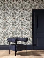 Clarke and Clarke Bosque Dreams Bronze Wp Emma J Shipley Mythica 10M Wallpaper - Image 1 of 1