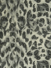 Clarke and Clarke Felis Charcoal Gold Emma J Shipley Wilderie 10M Wallpaper - Image 1 of 1