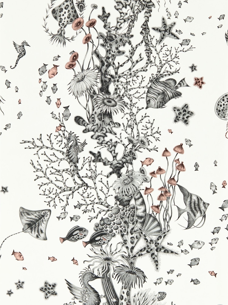 Clarke and Clarke Seaforest Mono Wp Emma J Shipley Mythica 10M Wallpaper - Image 1 of 1 Clarke and Clarke Seaforest Mono Wp Emma J Shipley Mythica 10M Wallpaper - Image 1 of 1