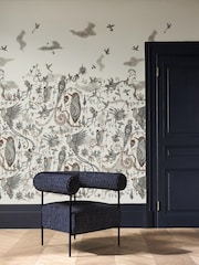 Clarke and Clarke Cloud Forest Ivory W Emma J Shipley Mythica 10M Wallpaper - Image 1 of 1