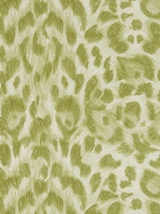 Clarke and Clarke Felis Green Emma J Shipley Wilderie 10M Wallpaper - Image 1 of 1